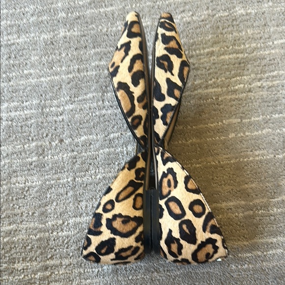 Sam Edelman Brown and Black Flats with Animal Print - Picture 5 of 7